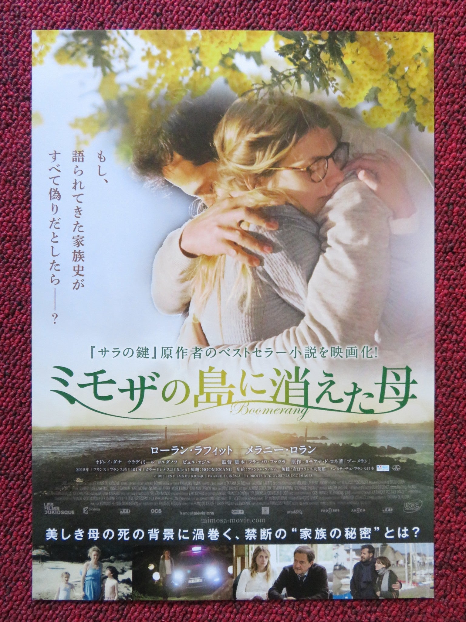 BOOMERANG - B JAPANESE CHIRASHI (B5) POSTER LAURENT LAFITTE MELANIE LAURENT 2015 Rendezvous Cinema Movie posters