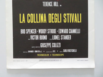BOOT HILL ITALIAN LOCANDINA POSTER TERENCE HILL BUD SPENCER 1969 Movie posters