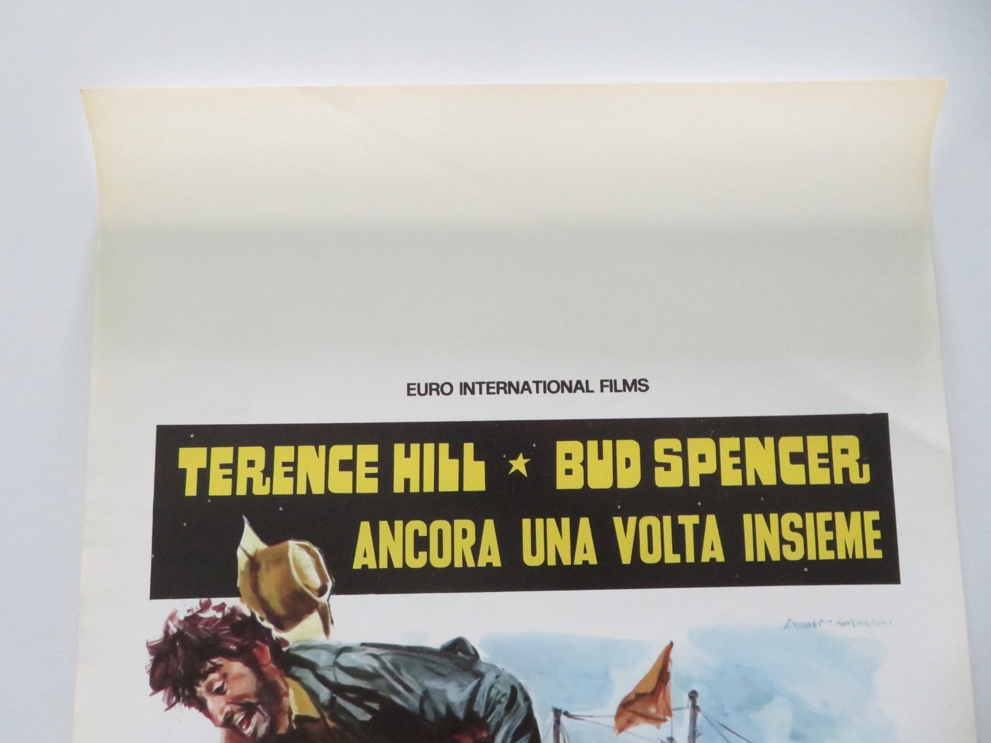 BOOT HILL ITALIAN LOCANDINA POSTER TERENCE HILL BUD SPENCER 1969 Movie posters