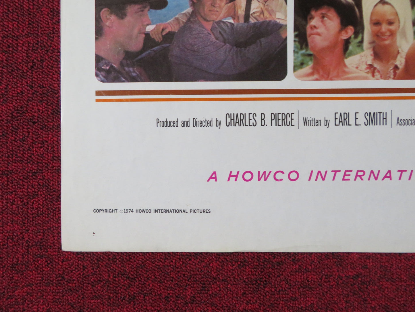 BOOTLEGGERS FOLDED US ONE SHEET POSTER PAUL KOSLO SLIM PICKENS 1974 Rendezvous Cinema Movie posters