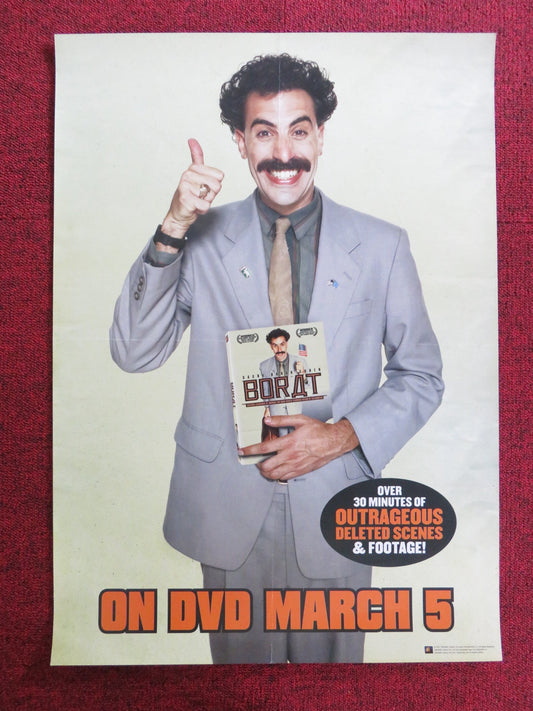 BORAT DVD POSTER SACHA BARON COHEN KEN DAVITIAN 2007 Rendezvous Cinema Movie posters