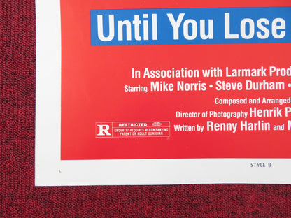 BORN AMERICAN FOLDED US ONE SHEET POSTER MIKE NORRIS STEVE DURHAM 1986 Rendezvous Cinema Movie posters