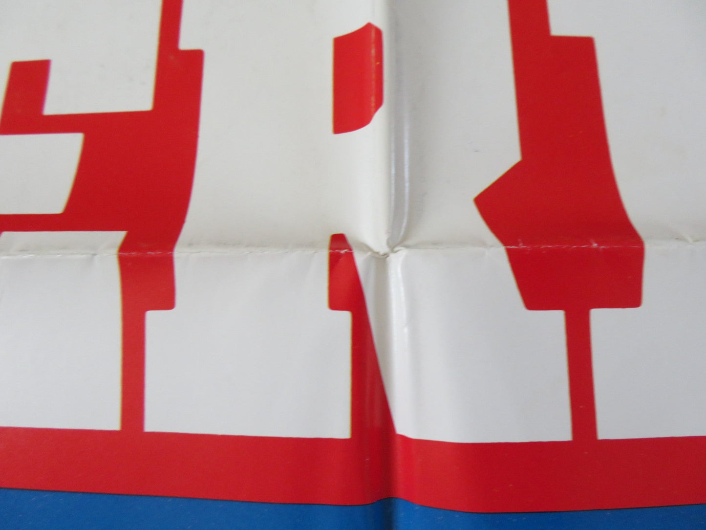 BORN AMERICAN FOLDED US ONE SHEET POSTER MIKE NORRIS STEVE DURHAM 1986 Rendezvous Cinema Movie posters