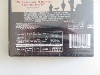 BORN ON THE FOURTH OF JULY (DVD) TOM CRUISE KYRA SEDGWICK 1989 REGION 2 Rendezvous Cinema Movie posters