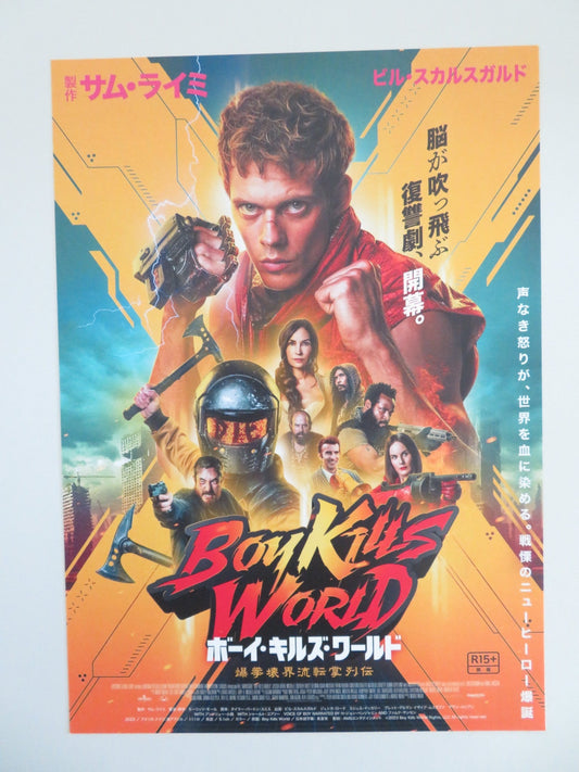 BOY KILLS WORLD - B JAPANESE CHIRASHI (B5) POSTER BILL SKARSGARD ROTHE 2023 Movie posters