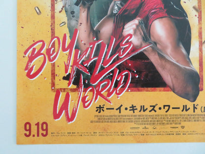 BOY KILLS WORLD JAPANESE CHIRASHI (B5) POSTER BILL SKARSGARD JESSICA ROTHE 2023 Movie posters