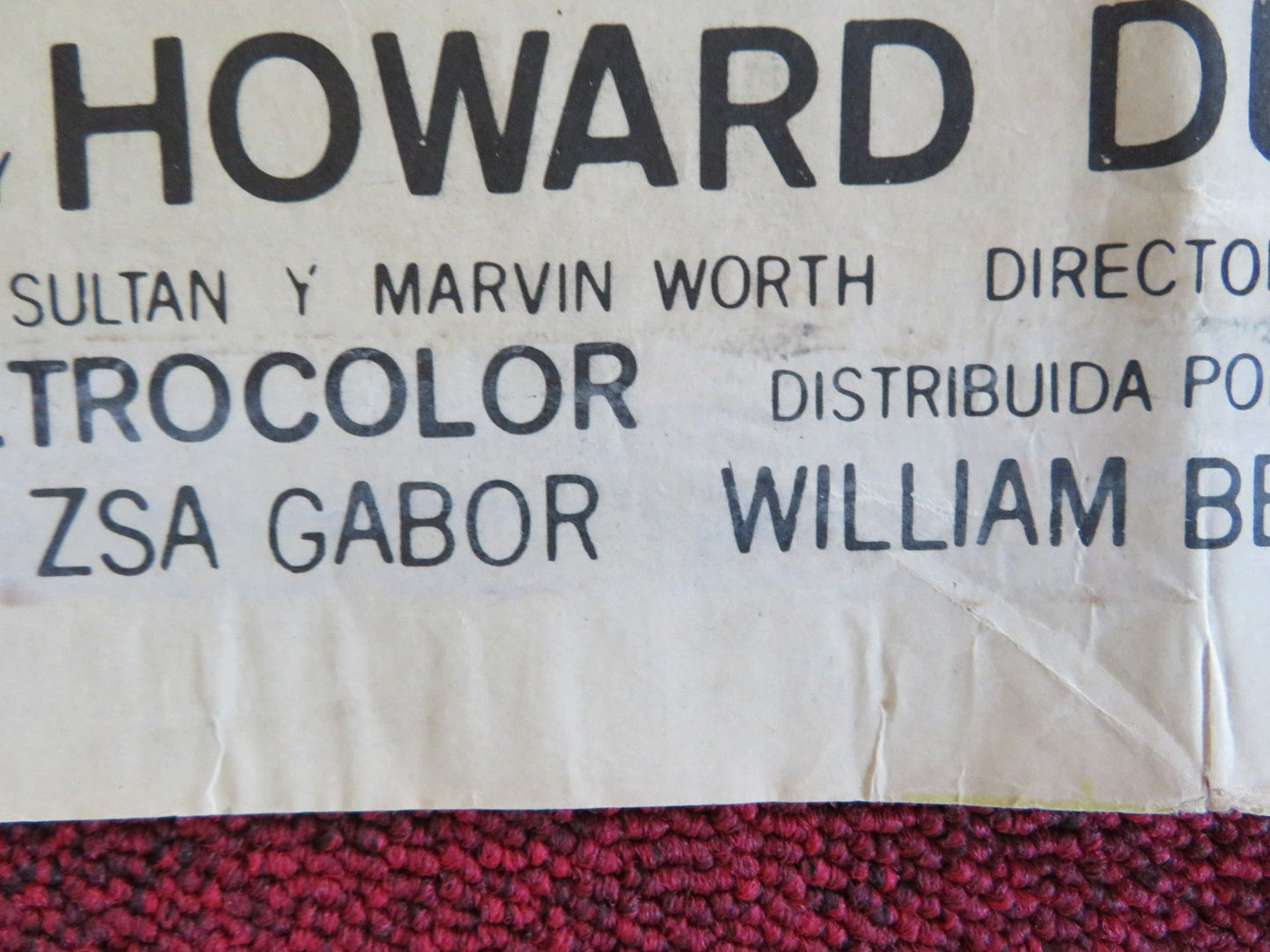 BOY'S NIGHT OUT SPANISH POSTER KIM NOVAK JAMES GARNER 1962 Rendezvous Cinema Movie posters