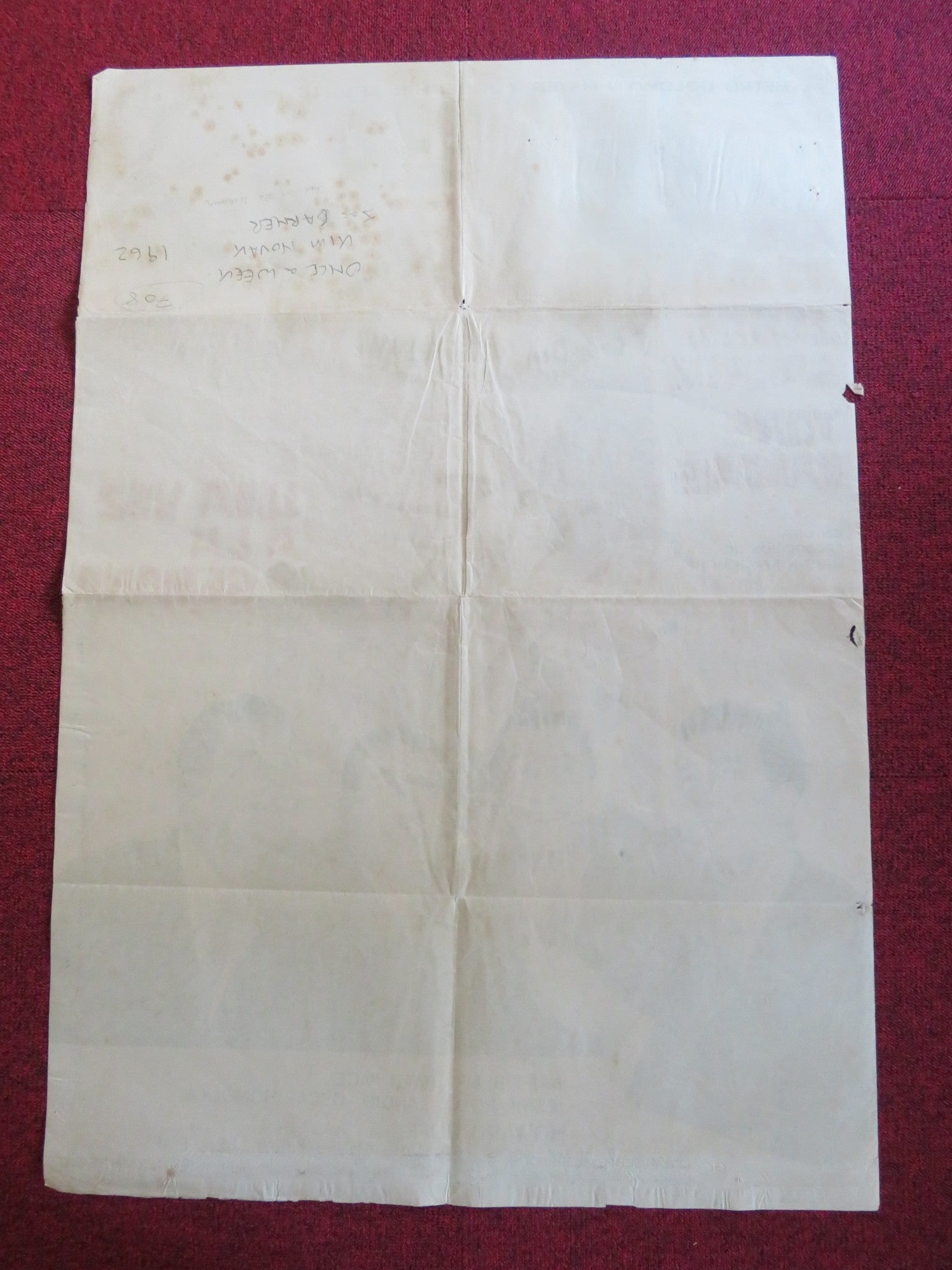 BOY'S NIGHT OUT SPANISH POSTER KIM NOVAK JAMES GARNER 1962 Rendezvous Cinema Movie posters