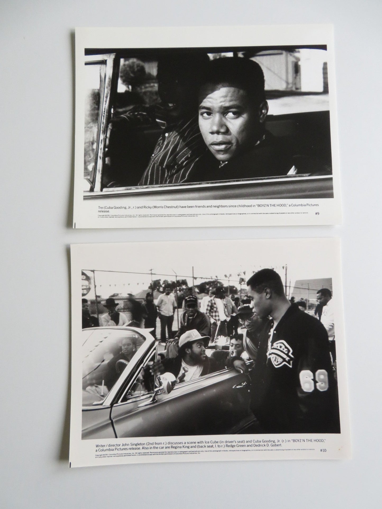 BOYZ IN THE HOOD PRESS KIT 1991 ICE CUBE LAURENCE FISHBURNE CUBA GOODING JR. Movie posters