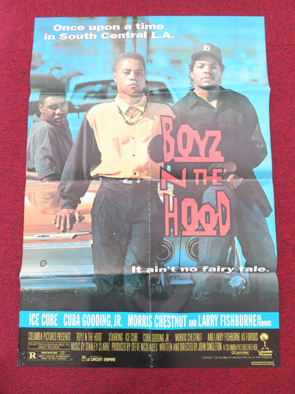 Boyz n the Hood Lebanese Poster Folded Ice Cube Cuba Gooding Jr. 1991 Movie posters