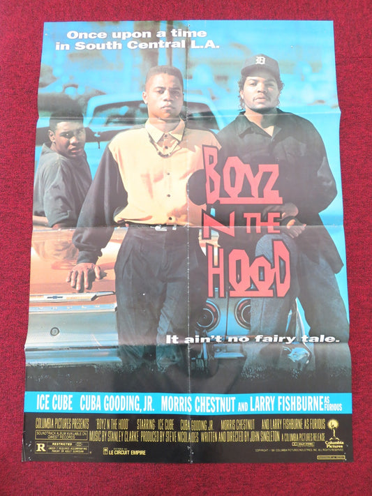 Boyz n the Hood Lebanese Poster Folded Ice Cube Cuba Gooding Jr. 1991 Movie posters