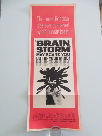 Brainstorm US Insert Poster Jeffrey Hunter Anne Francis 1965 Movie posters