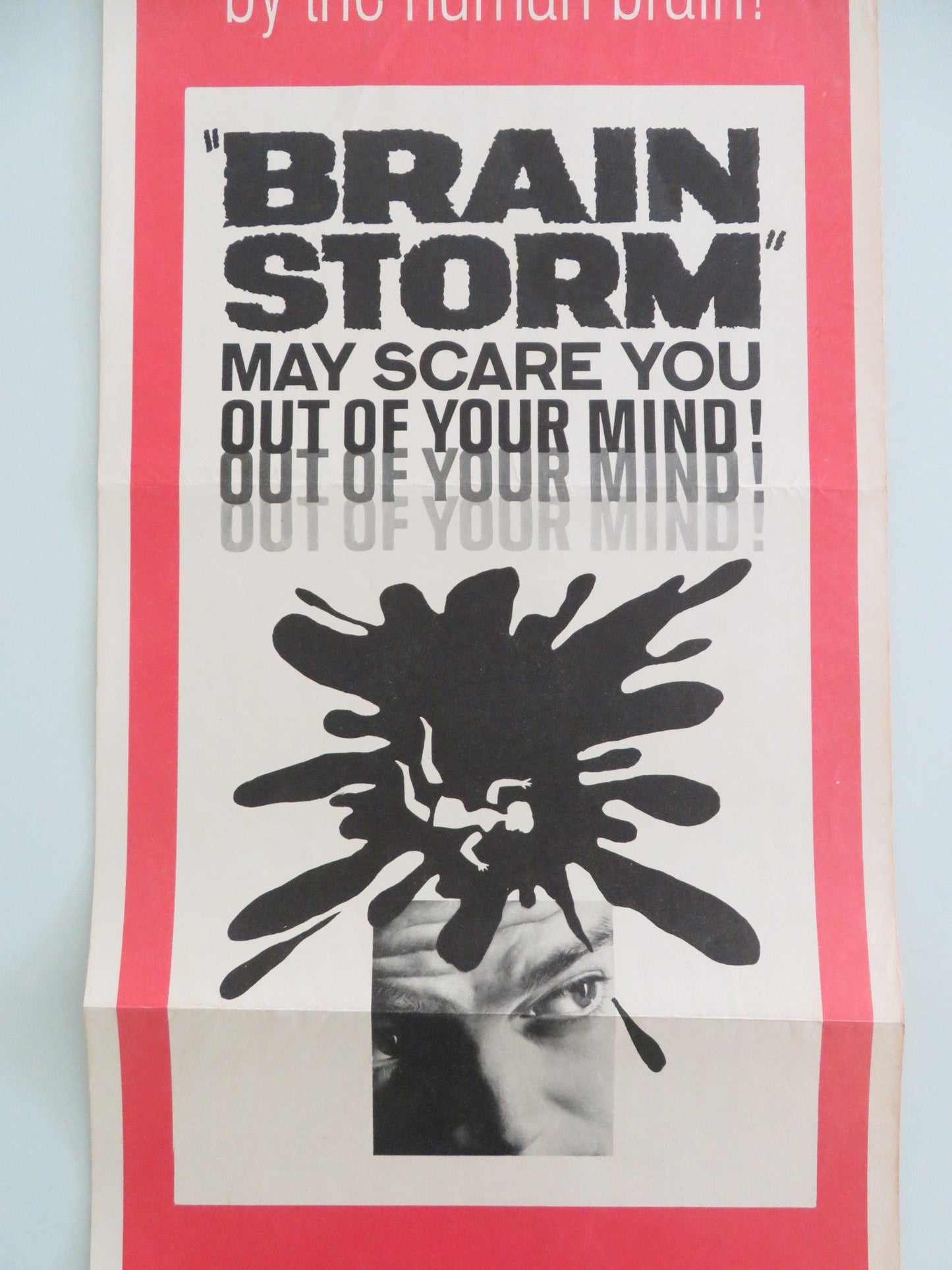 Brainstorm US Insert Poster Jeffrey Hunter Anne Francis 1965 Movie posters