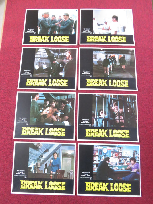 BREAK LOOSE / PARADES US LOBBY CARD FULL SET RUSS THACKER BRAD SULLIVAN 1972 Rendezvous Cinema Movie posters