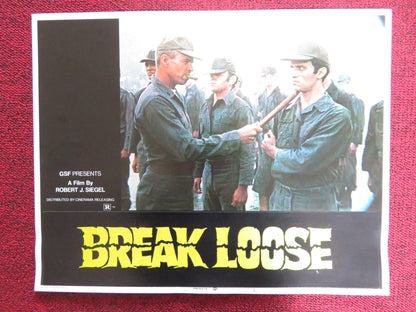 BREAK LOOSE / PARADES US LOBBY CARD FULL SET RUSS THACKER BRAD SULLIVAN 1972 Rendezvous Cinema Movie posters