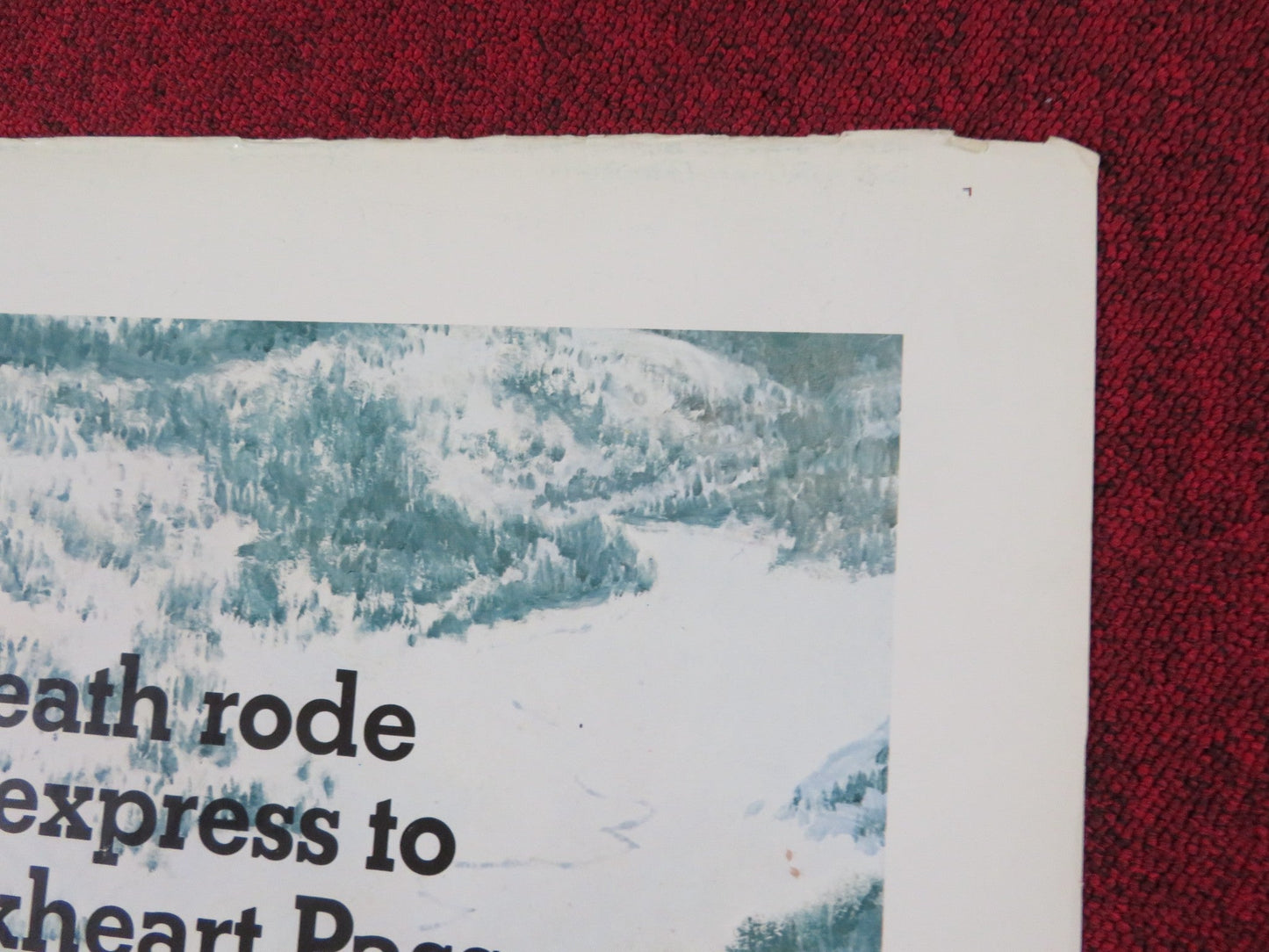 BREAKHEART PASS FOLDED US ONE SHEET POSTER CHARLES BRONSON BEN JOHNSON 1976 Rendezvous Cinema Movie posters