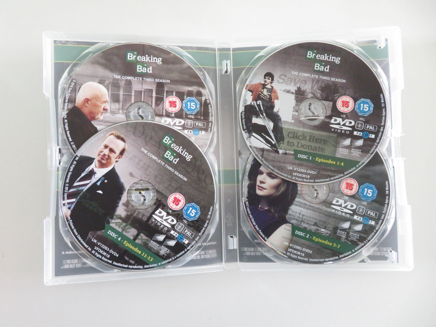 Breaking Bad Complete Seasons 1 - 4 (DVD BoxSet) Bryan Cranston 2008 Region 2 Movie posters