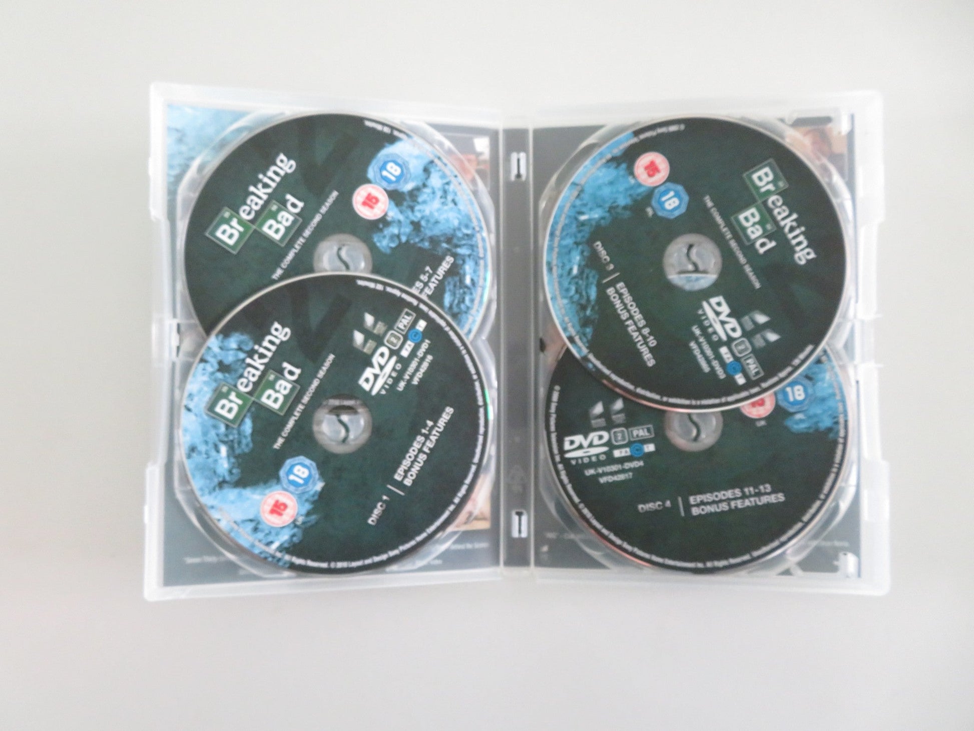 Breaking Bad Complete Seasons 1 - 4 (DVD BoxSet) Bryan Cranston 2008 Region 2 Movie posters