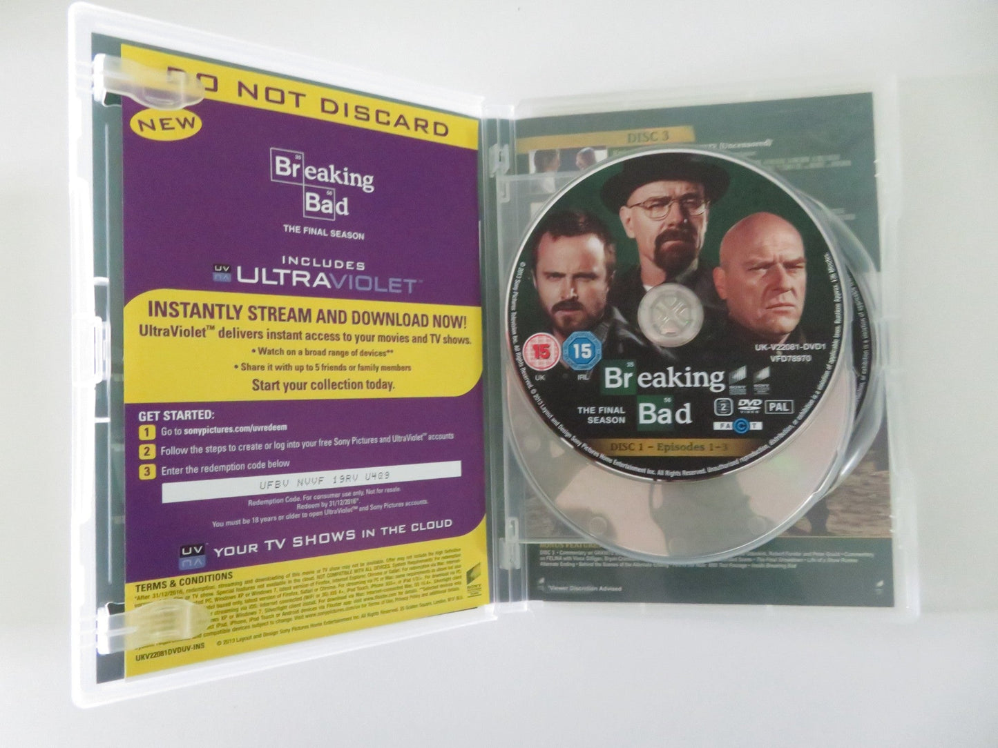 Breaking Bad - The Final Season (DVD) Bryan Cranston Aaron Paul 2003 Region 2 Movie posters