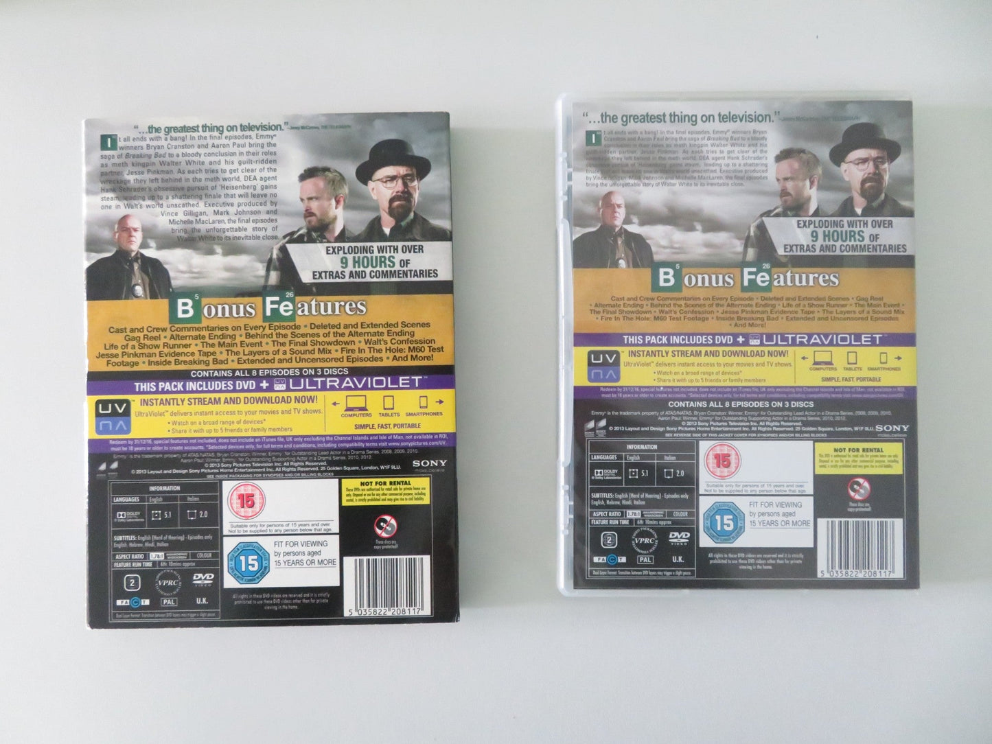 Breaking Bad - The Final Season (DVD) Bryan Cranston Aaron Paul 2003 Region 2 Movie posters
