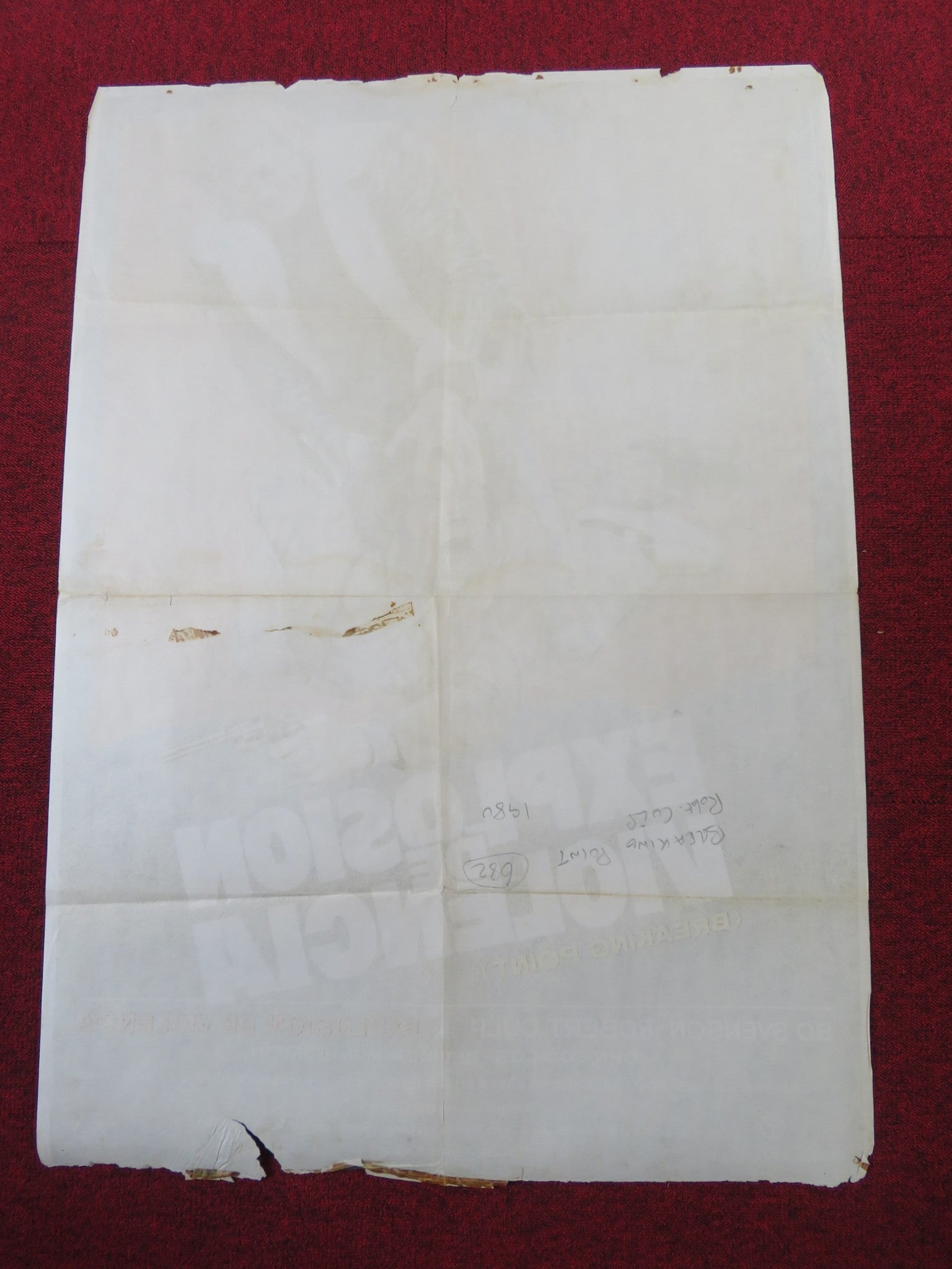 BREAKING POINT SPANISH POSTER BO SVENSON ROBERT CULP 1980 Rendezvous Cinema Movie posters