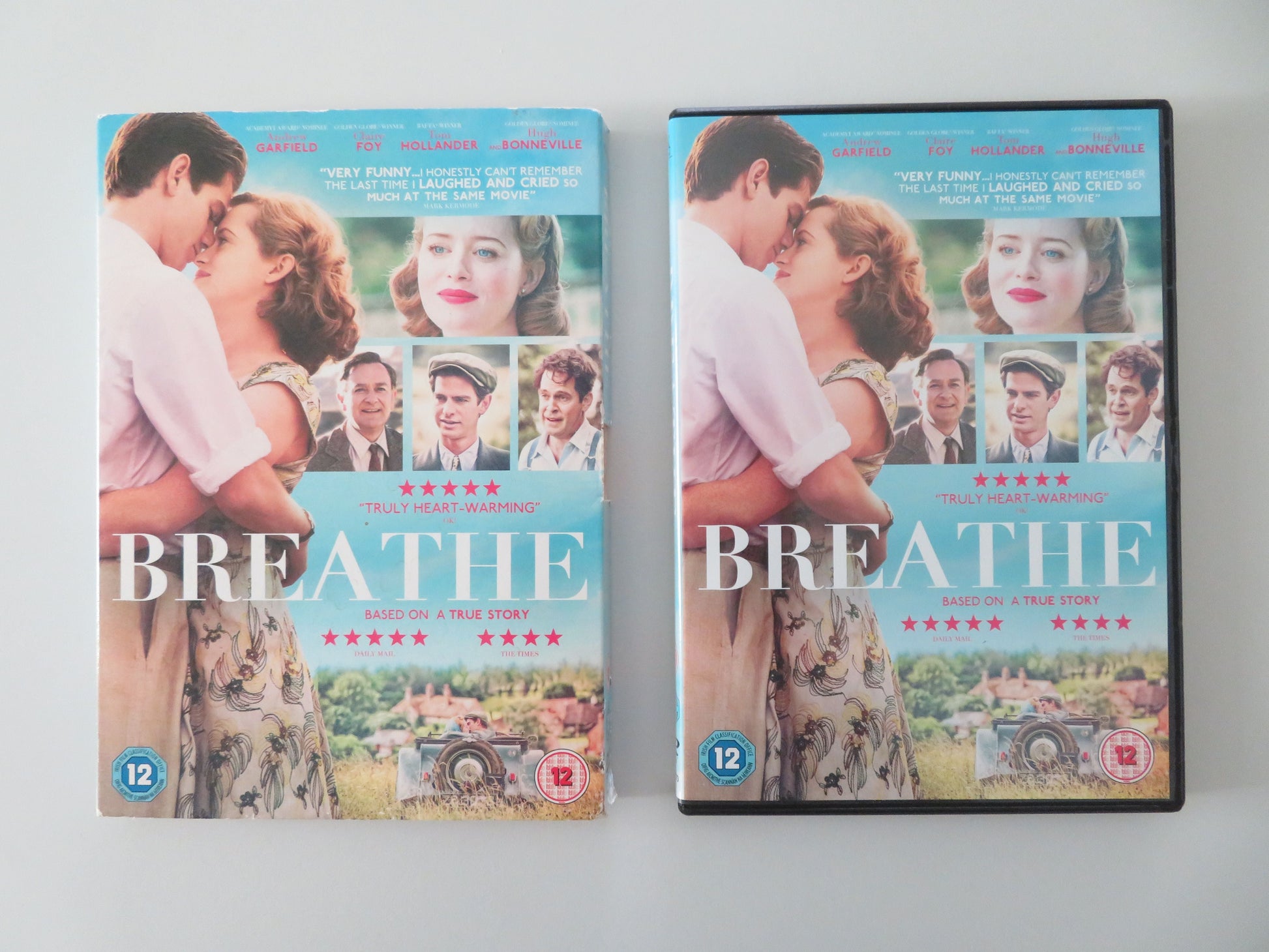 Breathe (DVD) Andrew Garfield Claire Foy 2017 Region 2 Movie posters