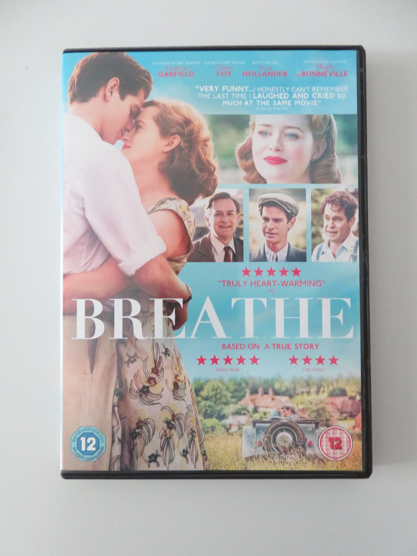 Breathe (DVD) Andrew Garfield Claire Foy 2017 Region 2 Movie posters