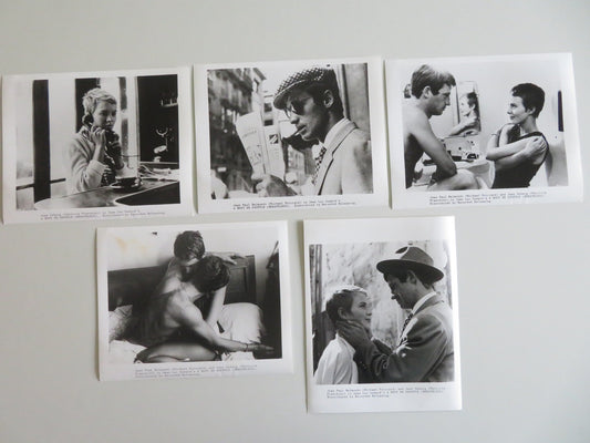 BREATHLESS MOVIE STILL PHOTO LOT OF 5 JEAN SEBERG JEAN PAUL BELMONDO - Rendezvous Cinema