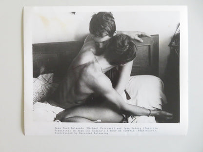 BREATHLESS MOVIE STILL PHOTO LOT OF 5 JEAN SEBERG JEAN PAUL BELMONDO - Rendezvous Cinema