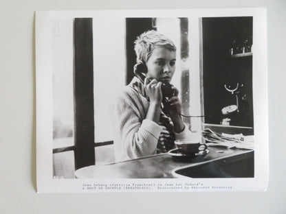 BREATHLESS MOVIE STILL PHOTO LOT OF 5 JEAN SEBERG JEAN PAUL BELMONDO - Rendezvous Cinema