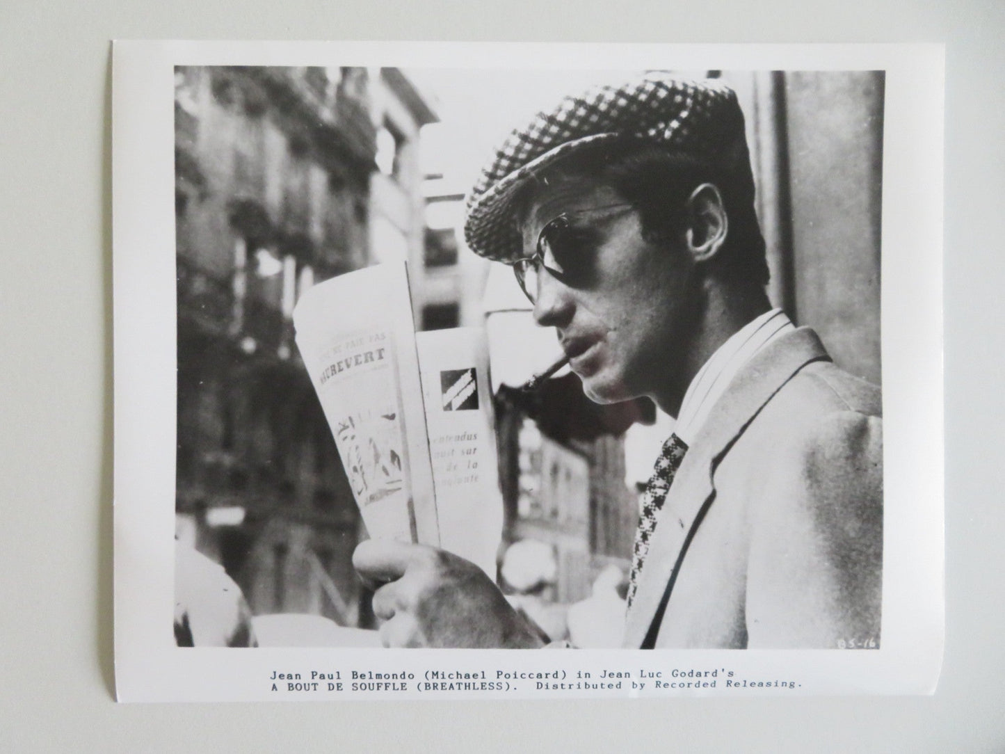 BREATHLESS MOVIE STILL PHOTO LOT OF 5 JEAN SEBERG JEAN PAUL BELMONDO - Rendezvous Cinema