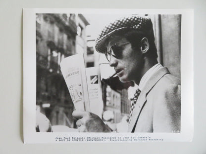 BREATHLESS MOVIE STILL PHOTO LOT OF 5 JEAN SEBERG JEAN PAUL BELMONDO - Rendezvous Cinema