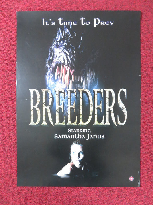 BREEDERS VHS VIDEO POSTER SAMANTHA JANUS TODD JENSEN 1997 Rendezvous Cinema Movie posters