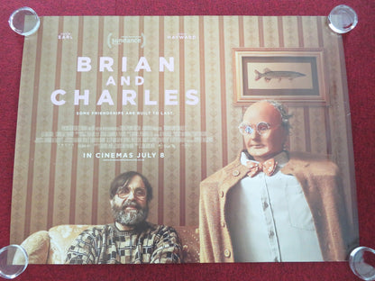 BRIAN AND CHARLES UK QUAD ROLLED POSTER DAVID EARL CHRIS HAYWARD 2022 Movie posters