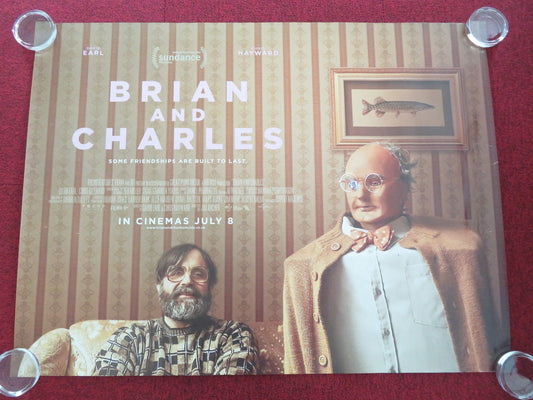 BRIAN AND CHARLES UK QUAD ROLLED POSTER DAVID EARL CHRIS HAYWARD 2022 Movie posters