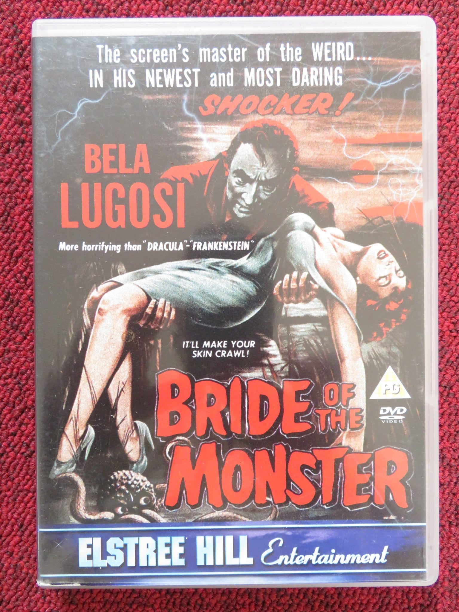 BRIDE OF THE MONSTER (DVD) BELA LUGOSI TOR JOHNSON 1955 REGION 2 Rendezvous Cinema Movie posters