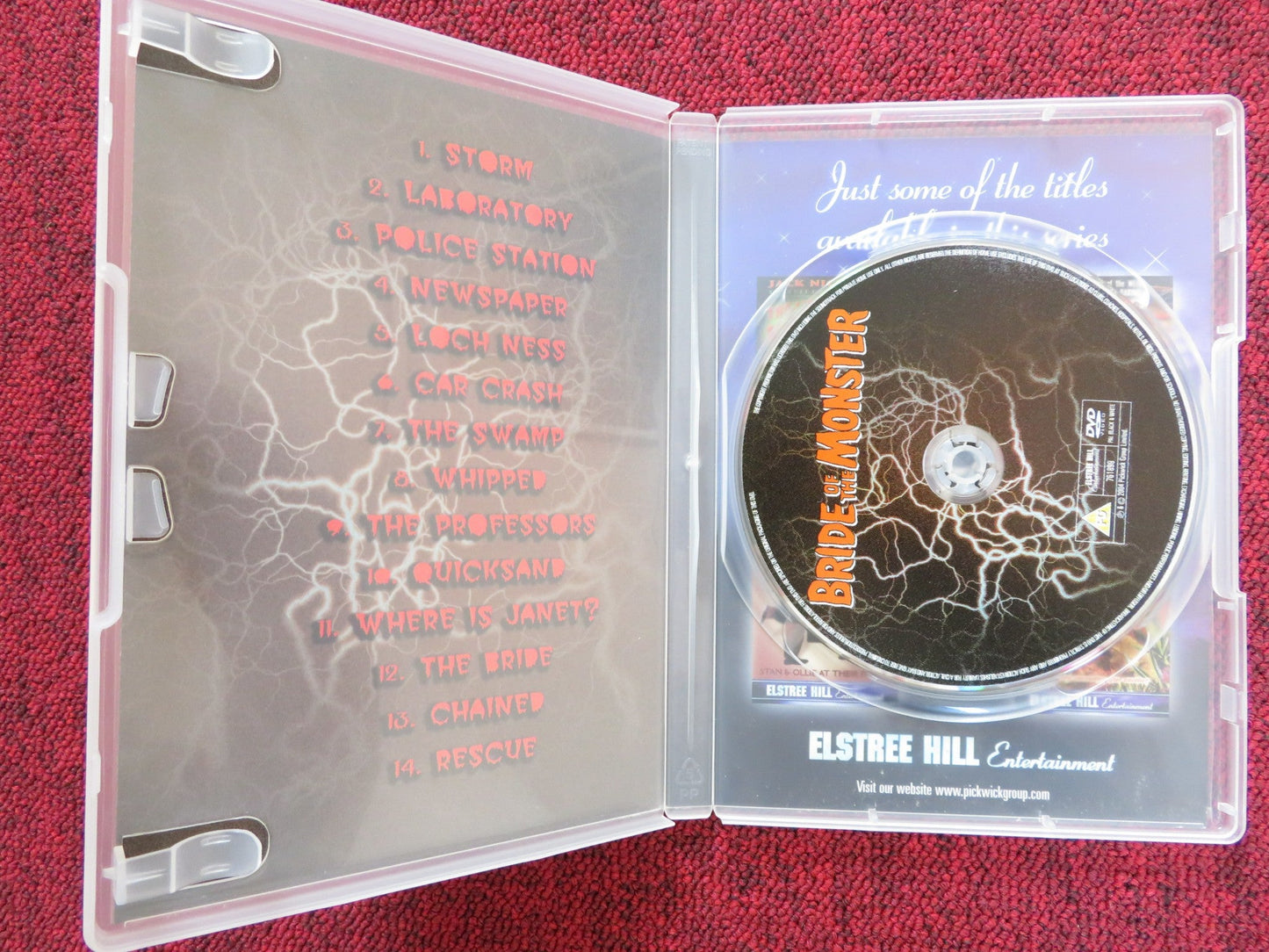 BRIDE OF THE MONSTER (DVD) BELA LUGOSI TOR JOHNSON 1955 REGION 2 Rendezvous Cinema Movie posters