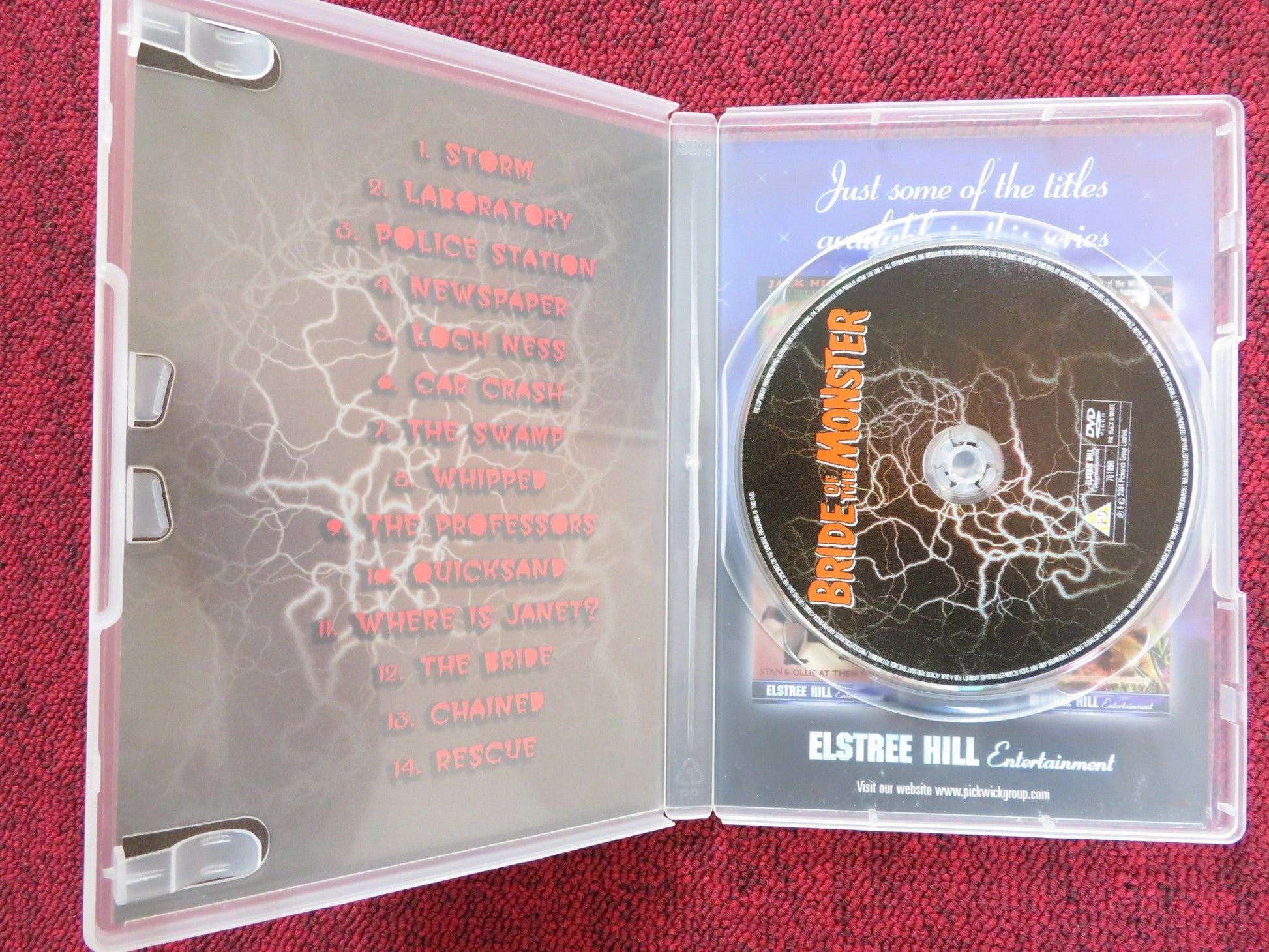 BRIDE OF THE MONSTER (DVD) BELA LUGOSI TOR JOHNSON 1955 REGION 2 Rendezvous Cinema Movie posters