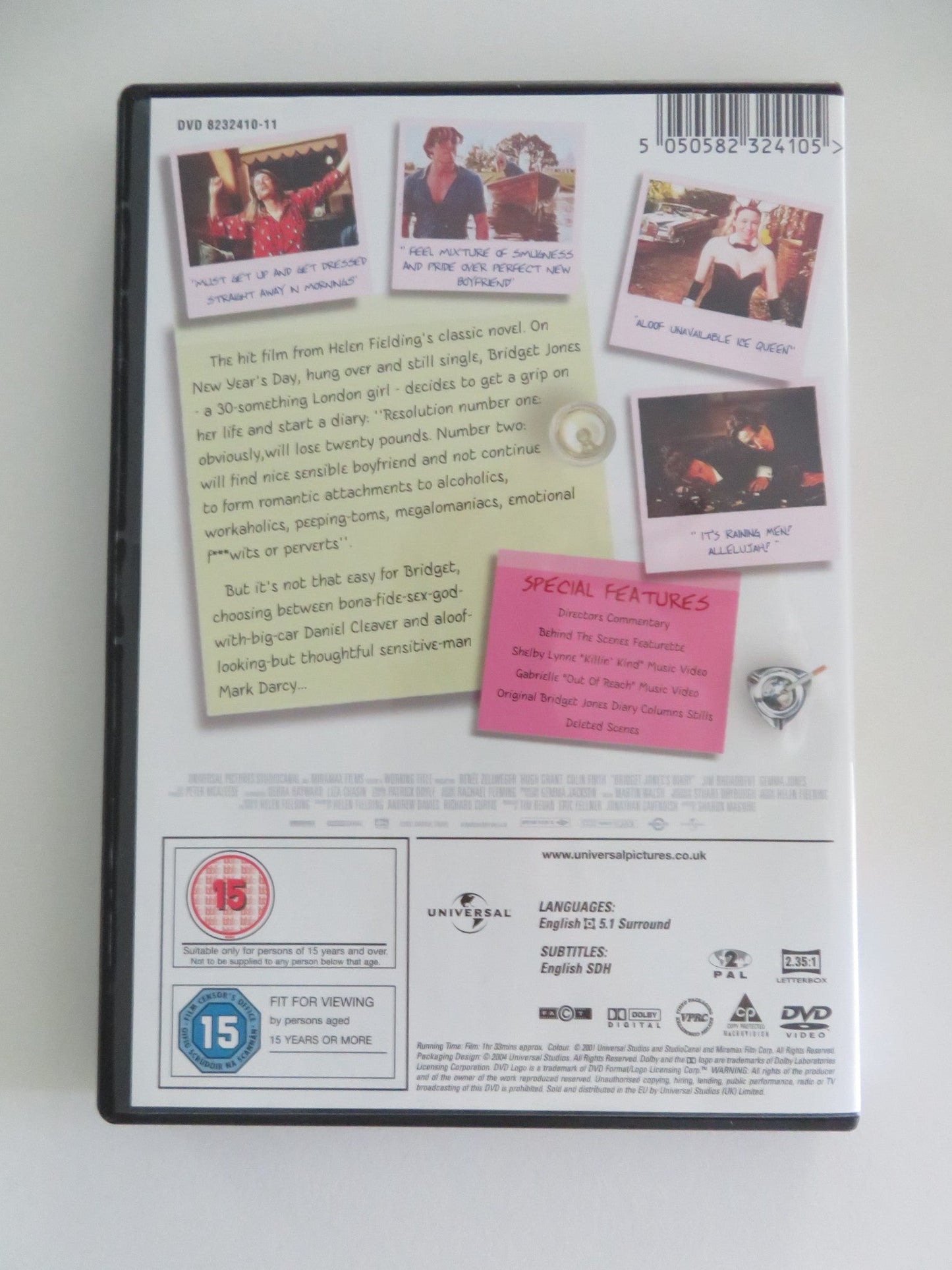 Bridget Jones 1 & 2 - Diary and The edge of Reason (DVD BoxSet) 2001 Region 2 Movie posters