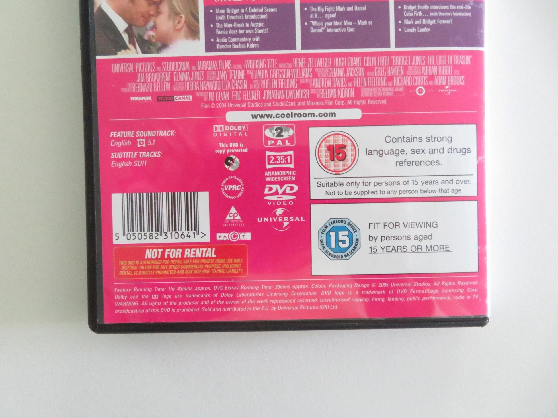 Bridget Jones 1 & 2 - Diary and The edge of Reason (DVD BoxSet) 2001 Region 2 Movie posters