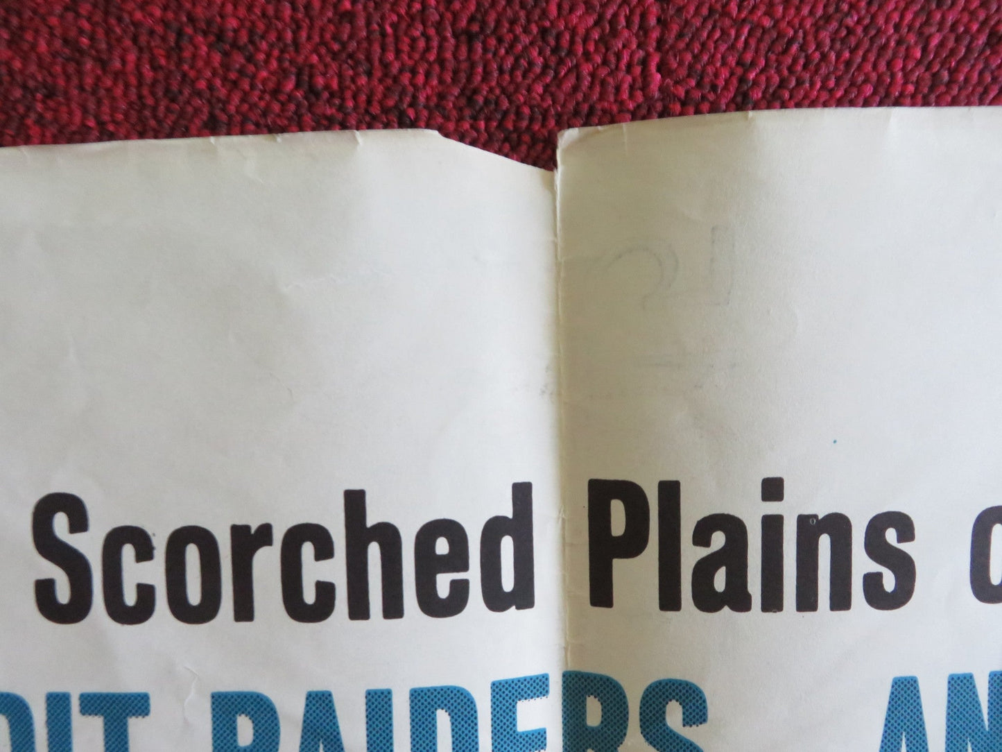 BRIGAND OF KANDAHAR FOLDED US ONE SHEET POSTER OLIVER REED RONALD LEWIS 1965 - Rendezvous Cinema