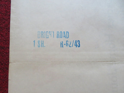 BRIGHT ROAD US ONE SHEET ROLLED POSTER DOROTHY DANDRIDGE PHILIP HEPBURN 1962 Rendezvous Cinema Movie posters