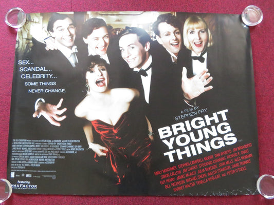 BRIGHT YOUNG THINGS UK QUAD ROLLED POSTER MICHAEL SHEEN JAMES MCAVOY 2003 Rendezvous Cinema Movie posters