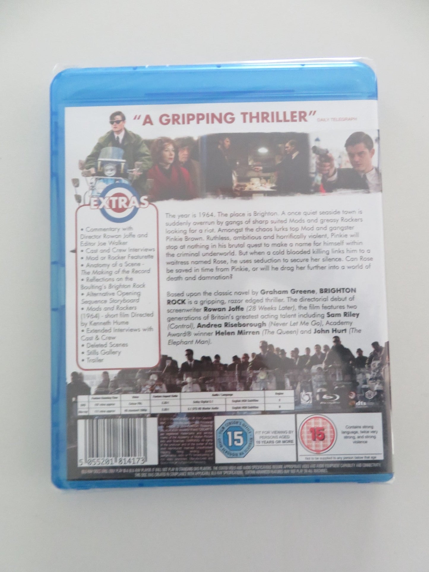 BRIGHTON ROCK - B (BLU - RAY) SAM RILEY ANDREA RISEBOROUGH 2010 REGION B + 2 Movie posters