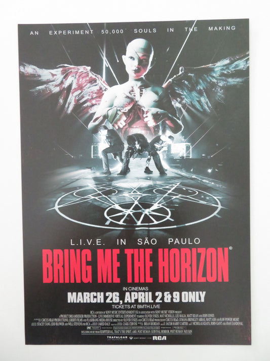 Bring Me the Horizon: L.I.V.E. in São Paulo Japanese Chirashi (B5) Poster 2026 Movie posters