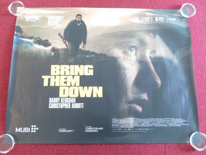 BRING THEM DOWN UK QUAD ROLLED POSTER BARRY KEOGHAN CHRISTOPHER ABBOTT 2024 Rendezvous Cinema Movie posters