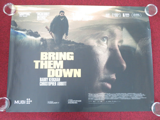 Bring Them Down UK Quad Rolled Poster Barry Keoghan Colm Meaney 2024 Movie posters