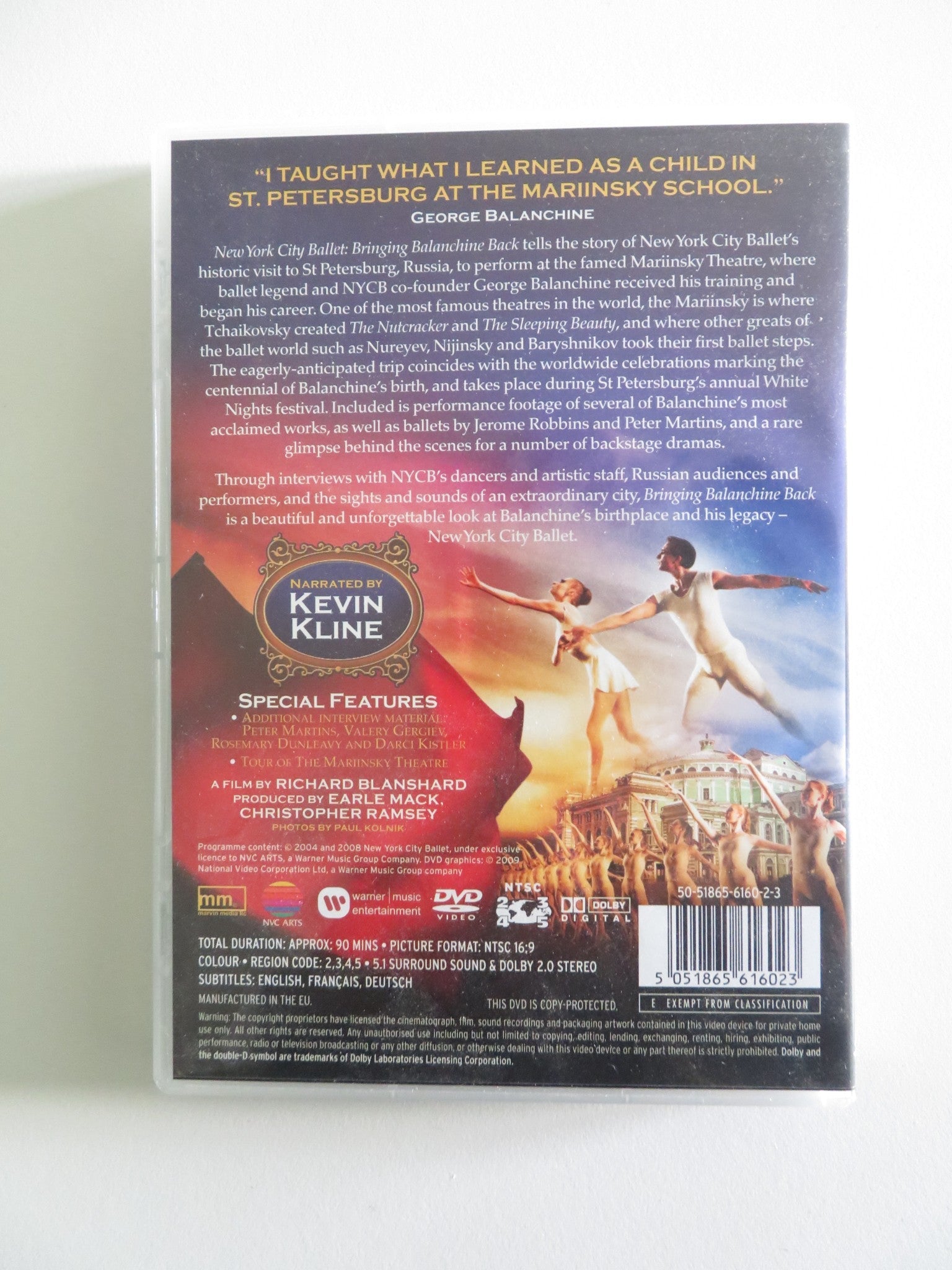 BRINGING BALANCHINE BACK (DVD) G. BALANCHINE VALERY GERGIEV 2006 REGION 2,3,4,5 Rendezvous Cinema Movie posters