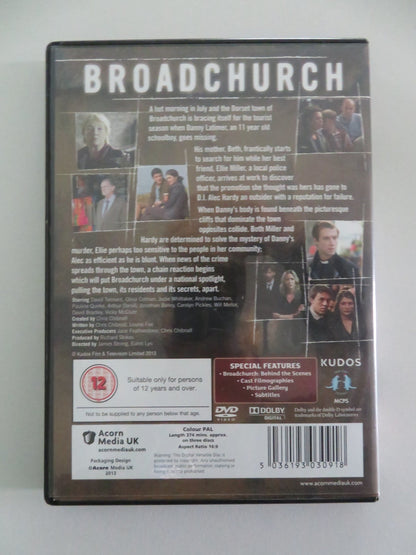 BROADCHURCH - SERIES ONE (DVD) DAVID TENNANT OLIVIA COLMAN 2013 REGION 2 - Rendezvous Cinema