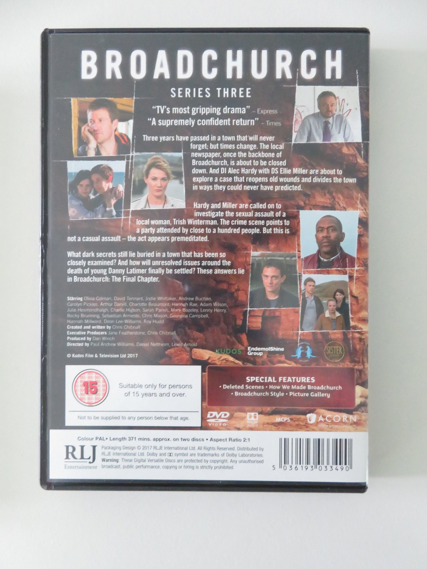 Broadchurch - The Complete Series 1-3 (DVD BoxSet) David Tennant 2013 Region 2 Movie posters